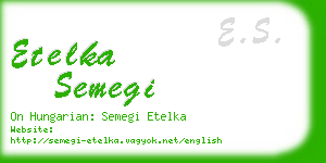 etelka semegi business card